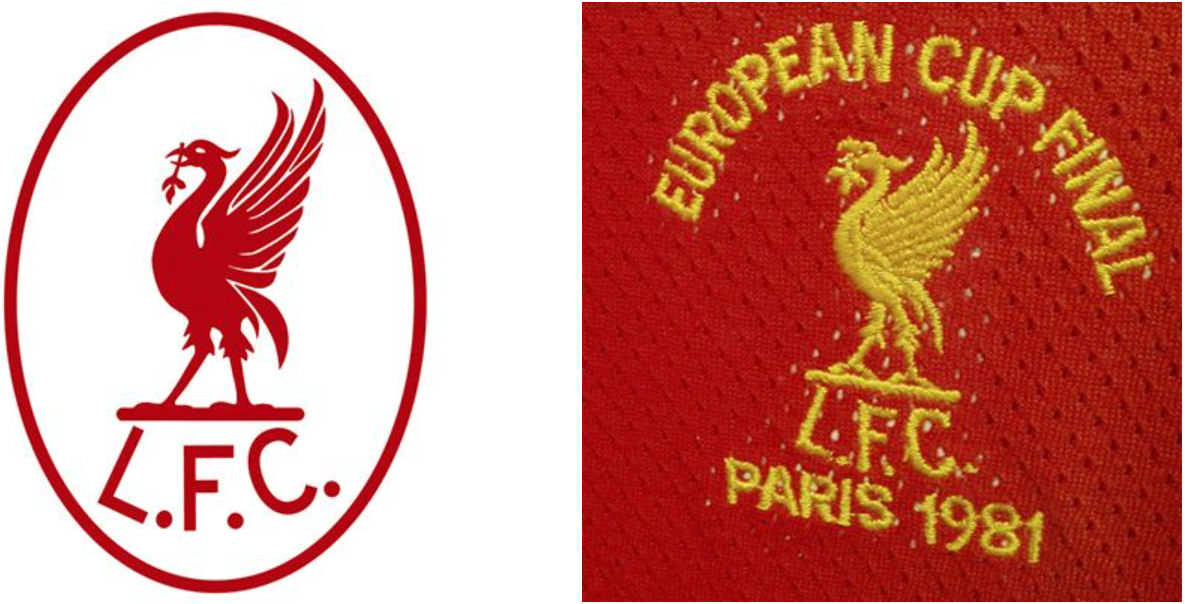 Logo Liverpoolu w 1955 roku